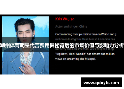 潮州体育明星代言费用揭秘背后的市场价值与影响力分析